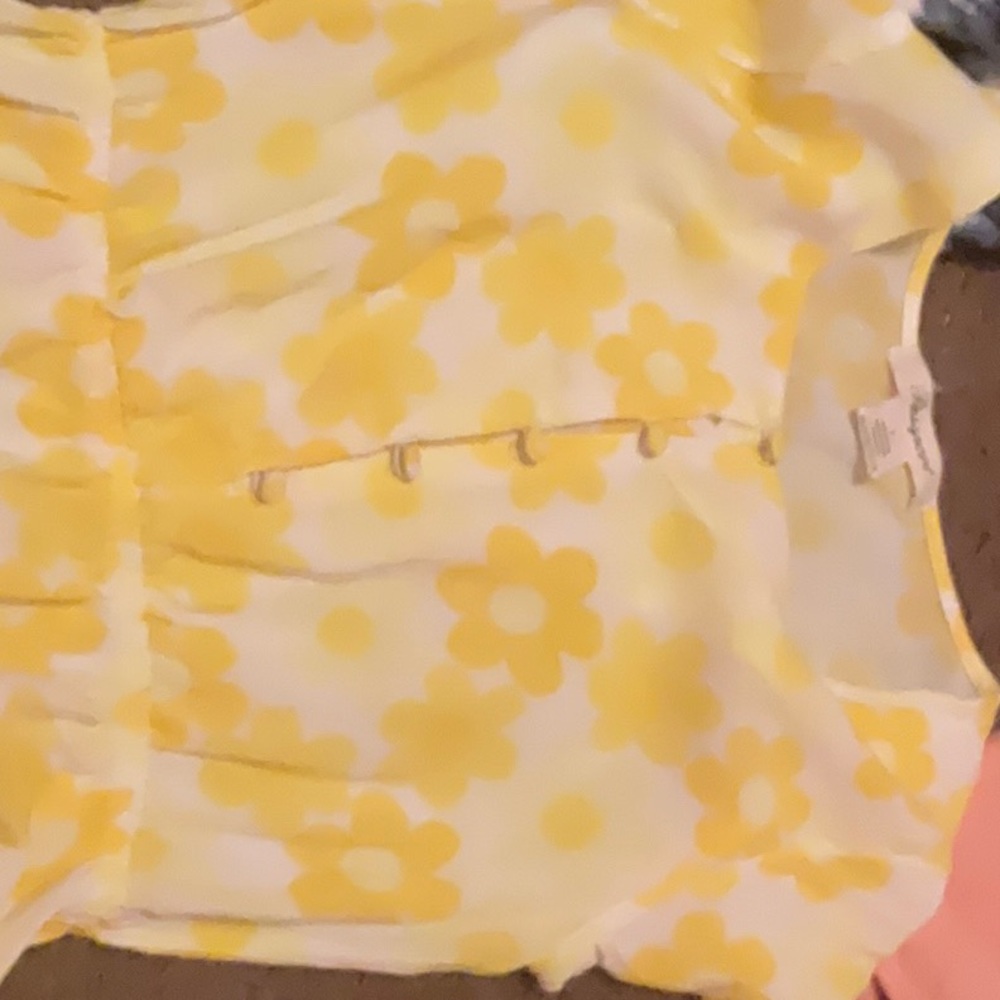 Yellow flower passport dress